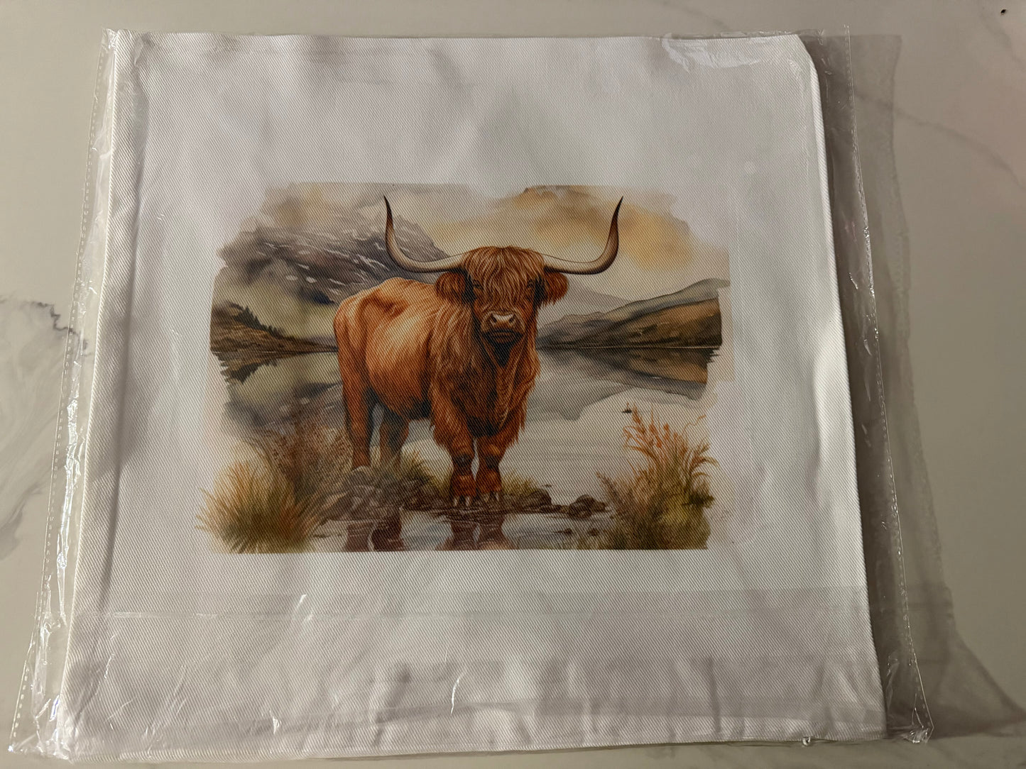 Highland Cow Cushion