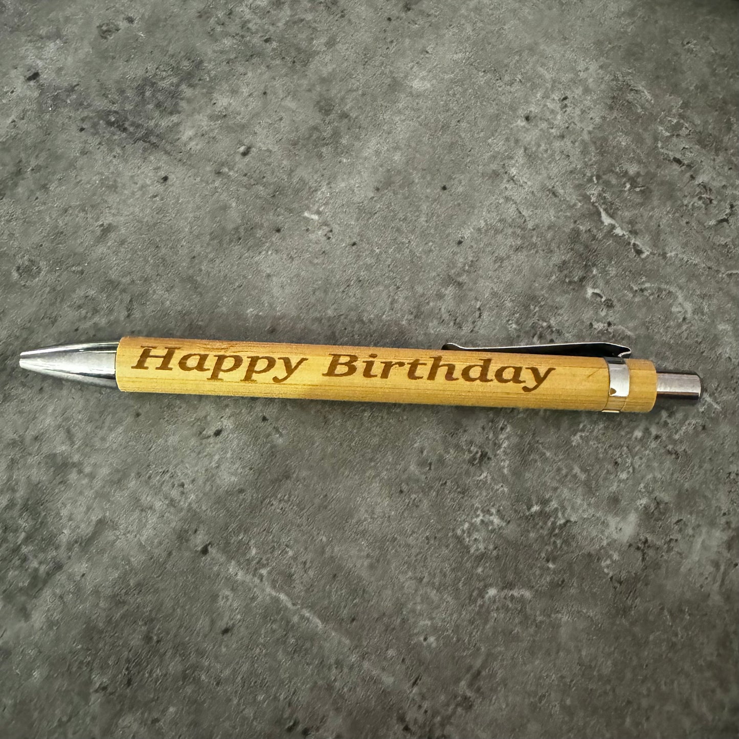 Bamboo engraved pen