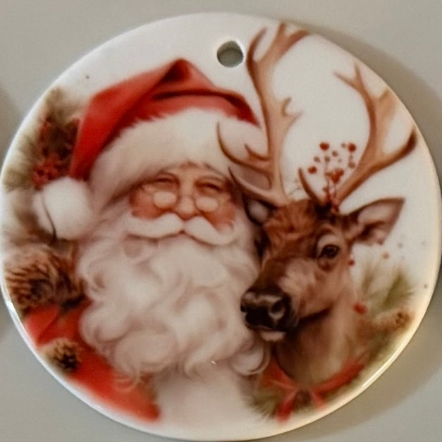 Santa Ceramic Tree Decoration
