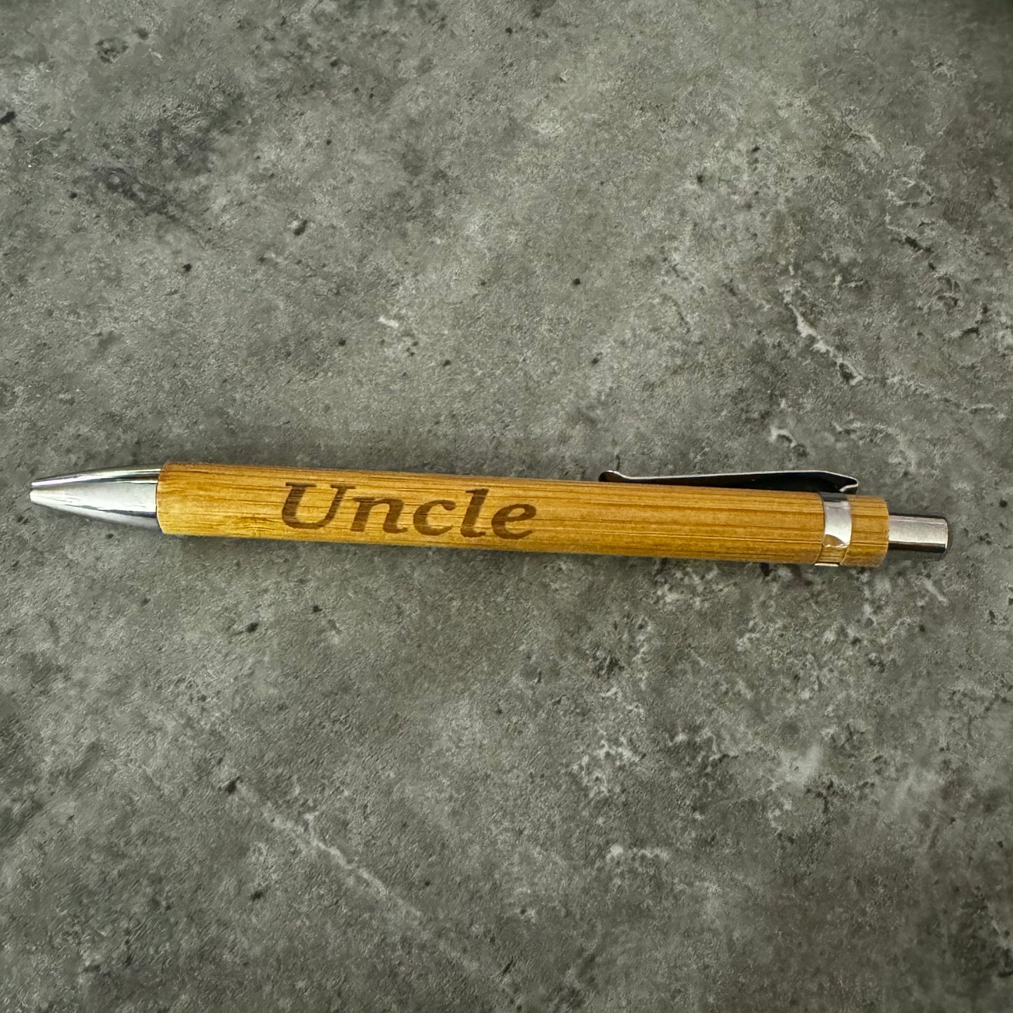 Bamboo engraved pen