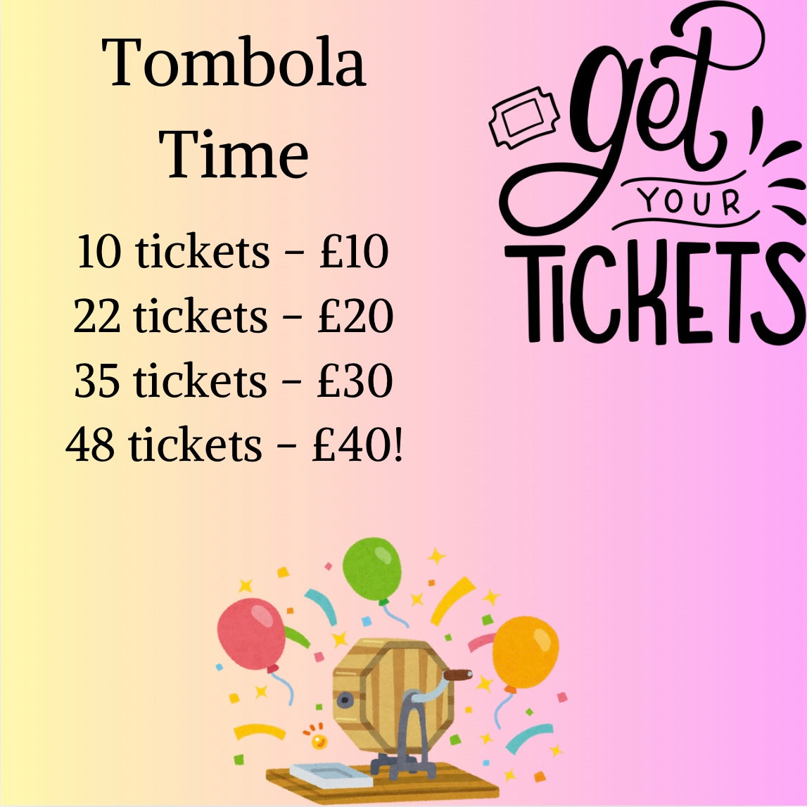 Tombola Time