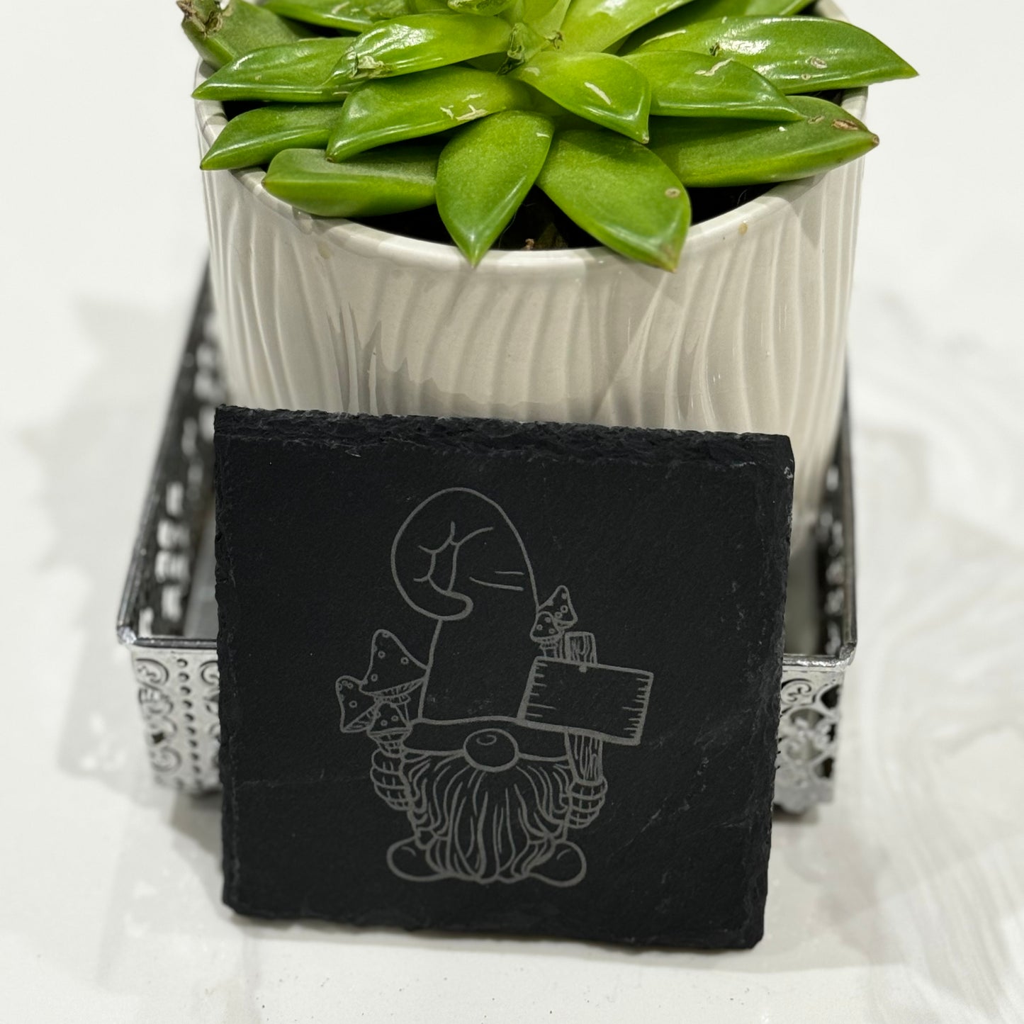 Gonk slate coaster