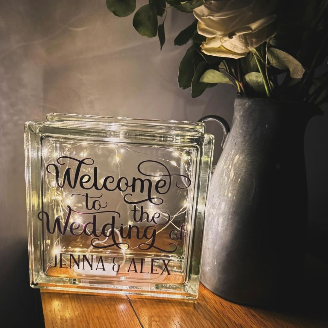 Welcome to the wedding of (name)