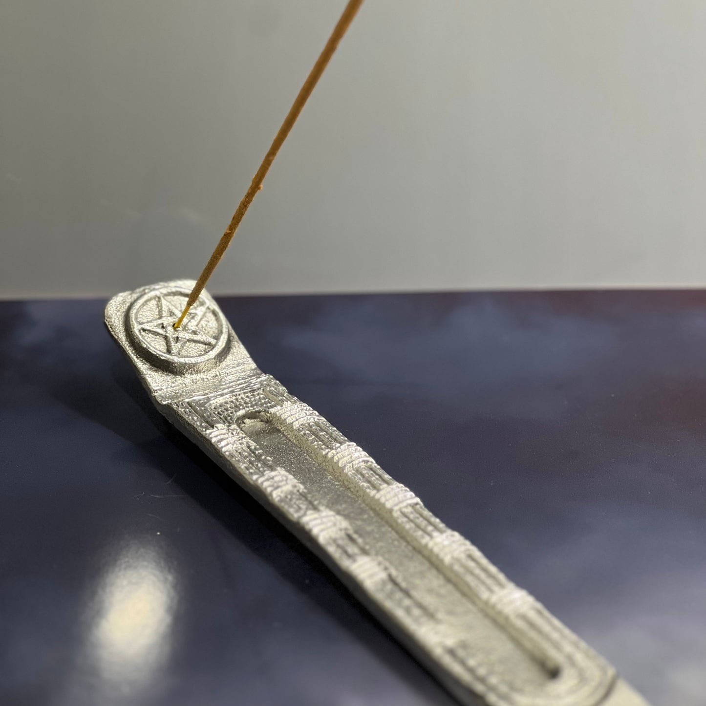 Silver metal ash catcher