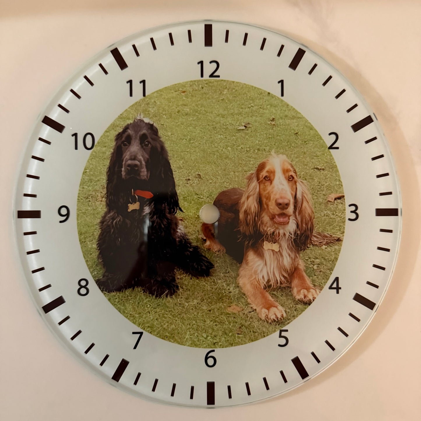 Personalised Glass Clock