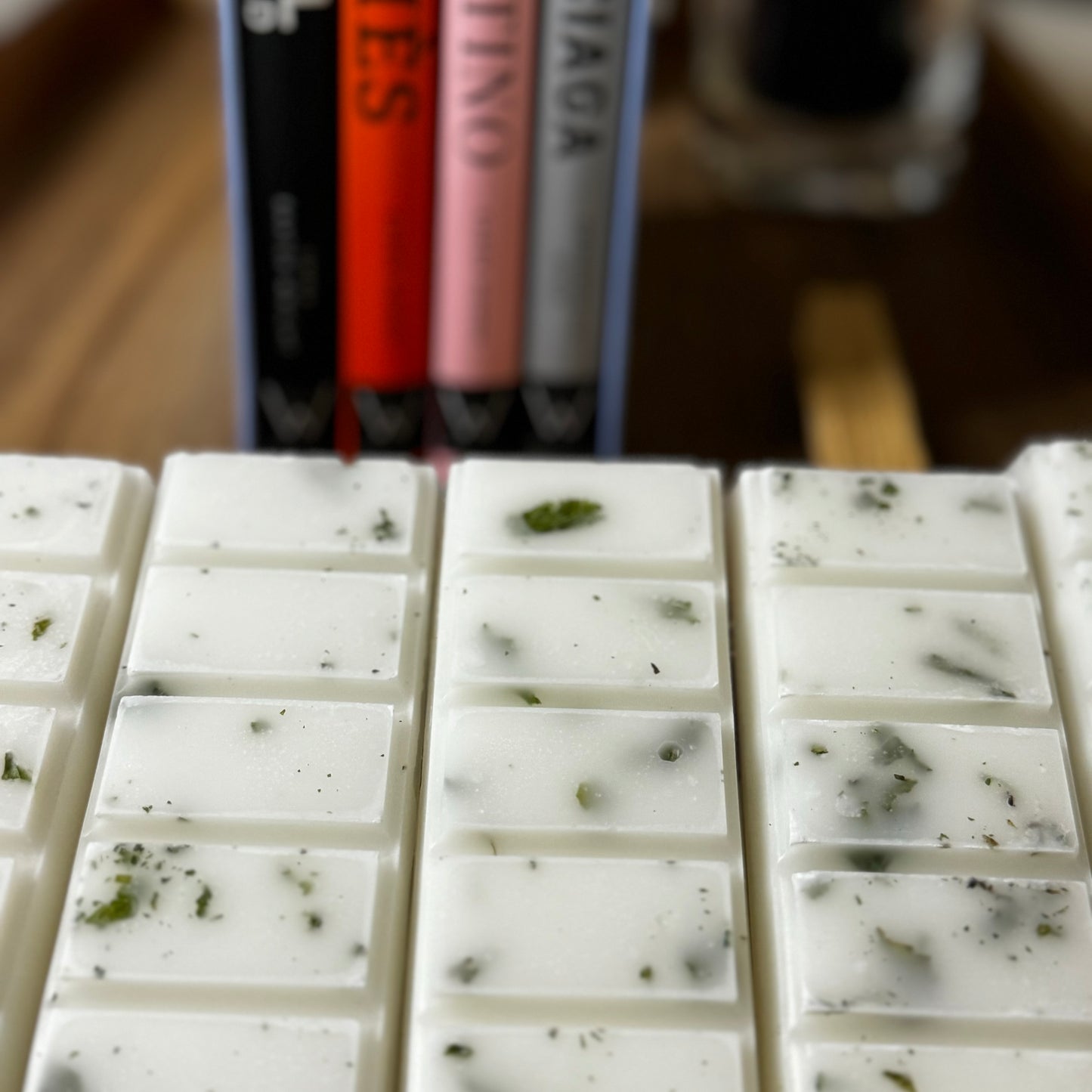 Botanical wax melt snap bar