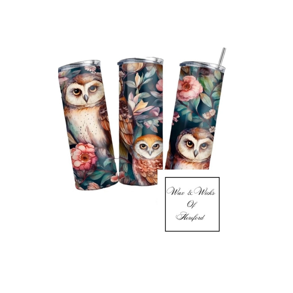 Owl hot and cold tumbler