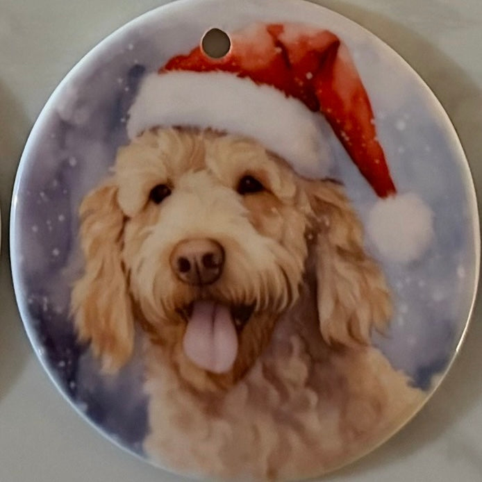 Cockapoo Ceramic Tree Decoration