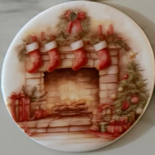 Fireplace Ceramic Tree Decoration