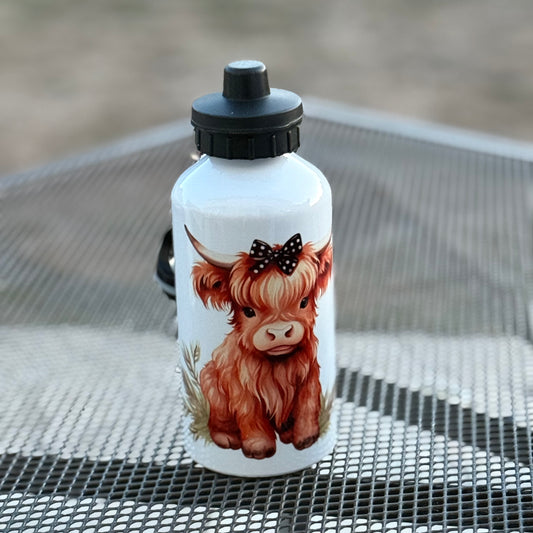 Highland Cow Water Bottle